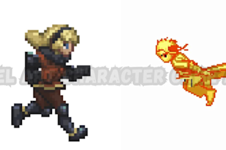 create pixel art character pixel animation sprite sheet game art minecraft skin