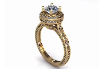 create a custom 3d cad jewelry design and render it