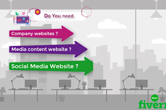 do any type of website with responsibility
