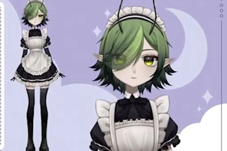 design and rig 2d vtuber model live2d rigging vtuber avatar anime for streamers