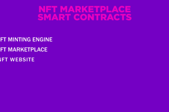 build nft minting website, nft marketplace, nft staking, smart contracts