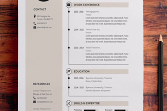 design professional resume, cv, and cover letter in 12 hrs