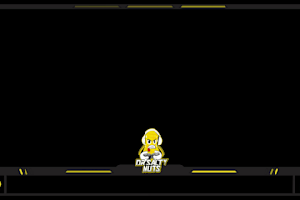 design twitch and mixer overlay and esport logo for your stream