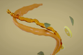 make a 3d cgi video for your product liquid bottle brand