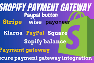 integrate paypal payment gateway, smart buttons, and express checkout on shopify