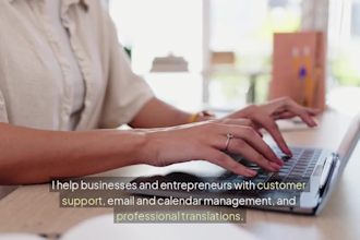 be your virtual assistant for admin tasks and organization