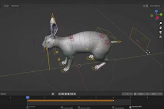 3d animal rig,creature rig,humanoid,3d character rigging,maya,blender rig for ue