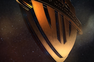 create 3d hollywood film logo intro reveal