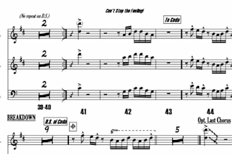 make pretty good horn charts for your band