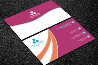 design business card and stationary with eye catchy look