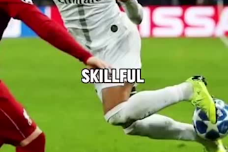 make a tiktok, reels, shorts, about football story and fact