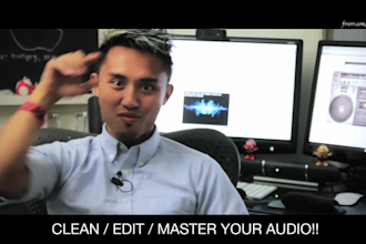 clean, restore, and master your audio file that will sound ready for broadcast
