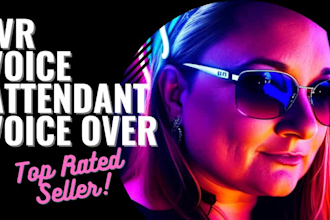 do female phone IVR voice mail greeting in 24 hours