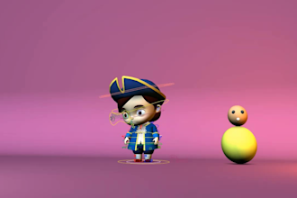 do 3d low poly rigging and animation for games in maya