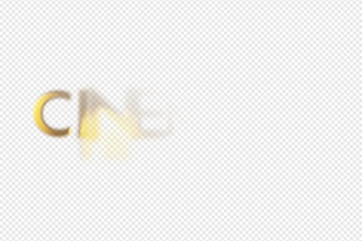 create gold text logo animation