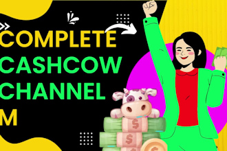 be your cashcow youtube channel manager, yt automation guru