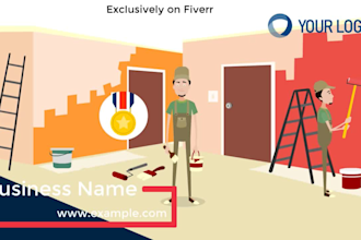 do painting 2d animation explainer video
