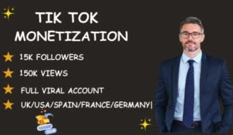 do tiktok account monetization, organic followers and views