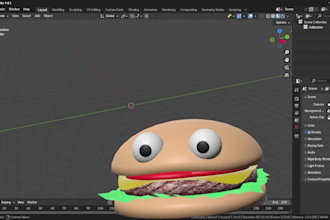 create a custom 3d vtuber model , vnyan, toggles, outfits, animations