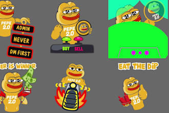 make animated stickers or emojies for telegram and whats app