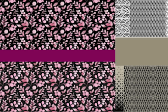 create unique pattern designs for textile digital  printing