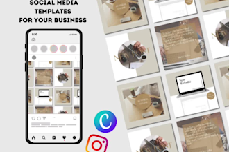 design a social media templates for your brand