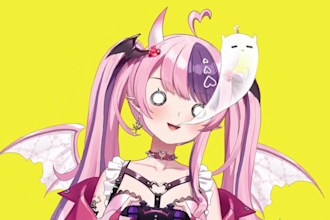draw and rig live2d vtuber commission vtubr model anime vtuber live2d rigging