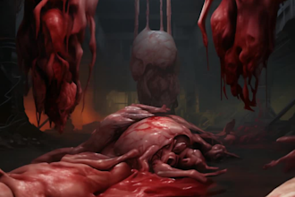 creepy dark horror art unleash your darkest nightmares