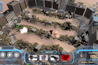 develop idle tycoon game, tower defense game, multiplayer strategy game in unity
