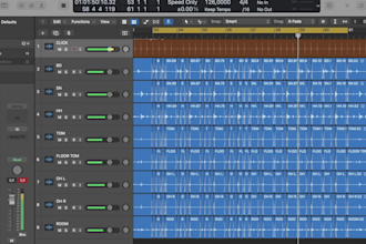 time align and mix your drums