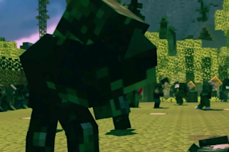 produce professionally rendered 3d and minecraft animations