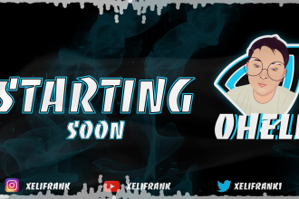 make animated twitch overlay, alerts, logo