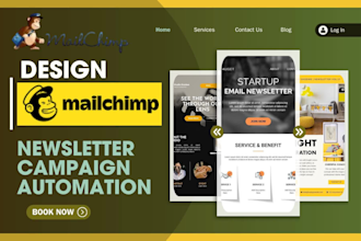mailchimp email marketing template design newsletter design mailchimp automation