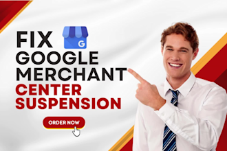 fix google merchant center suspension issues and misrepresentation
