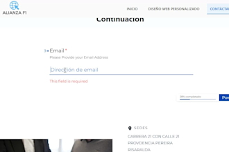 creación de web o landing page profesional en wordpress