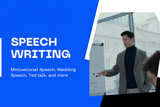 do captivating speechwriting or motivational speech writing