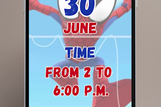 design an invitation for your kids birthday