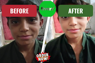 enhance, upscale, unblur, denoise, color fixer and restore image quality