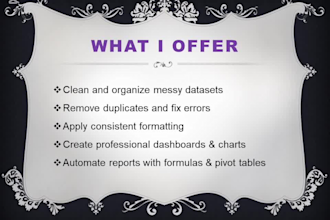 clean and format your messy excel or CSV files