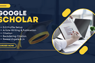 write and publish your research article in high index journals on google scholar