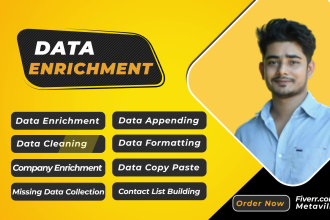 do linkedin data enrichment, data appending and missing data collection
