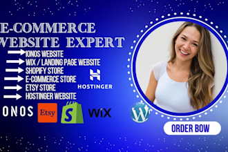 build passive income ecommerce website on shopify ionos hostinger wordpress wix