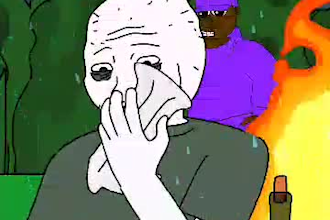 create viral meme video, meme illustration, 2d solana meme animation  crypto art