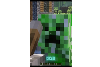 create minecraft animations for you youtube shorts, tiktok