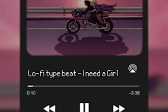create lofi loop animation for streamers, youtube intro outro video, lofi beats