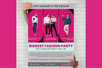 design eye catching flyers for your business or event