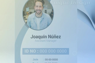 design id card, employee card and student id just in 2 hour