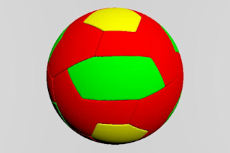 design football, soccer ball any pattern and panel size 3 4 5