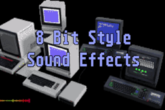create unique 8 bit style retro sound effects