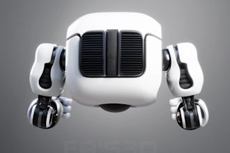 do 3d robot modeling and rendering